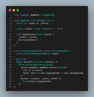 ChangeNotifier selector